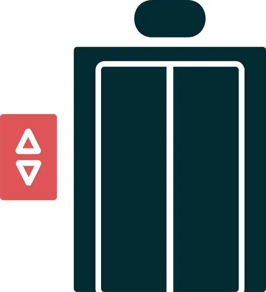 Elevator Web Icon Simple Design — Stock Vector
