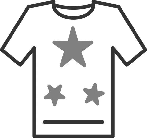 Shirt Ikon Vektor Illustration — Stock vektor