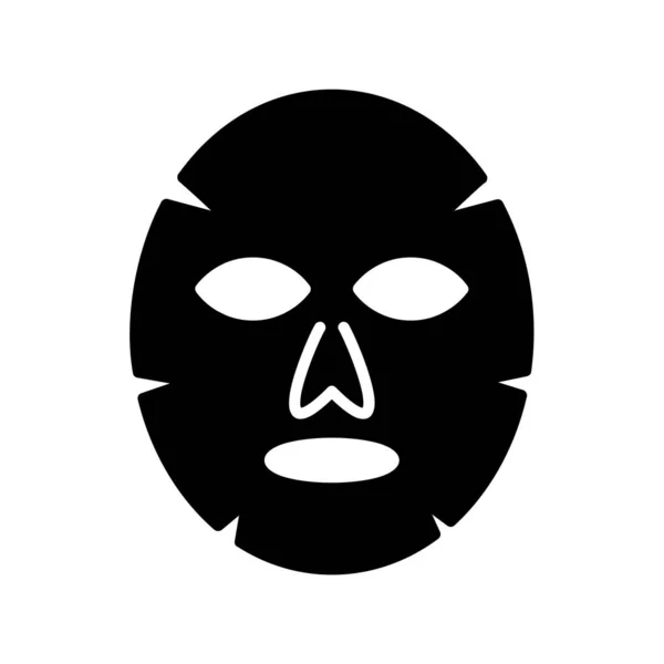 Facial Mask Web Icon Simple Illustration — Vector de stock