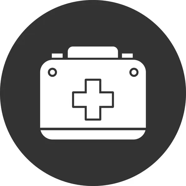 Medical First Aid Kit Vector Icon — Stock vektor