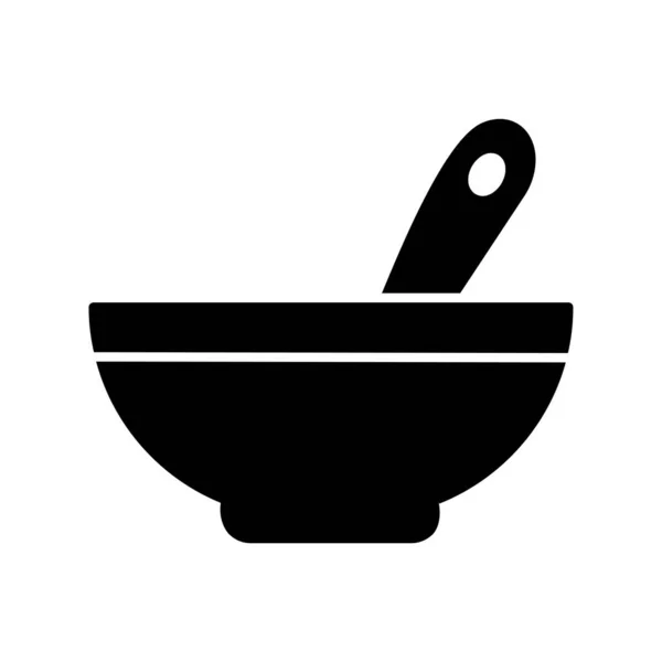 Bowl Icon Vector Illustration — Stock Vector