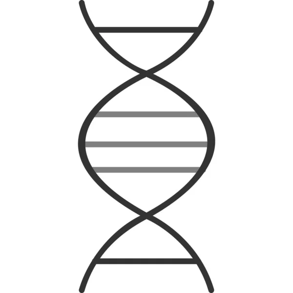 Ícone Dna Ilustração Vetorial —  Vetores de Stock