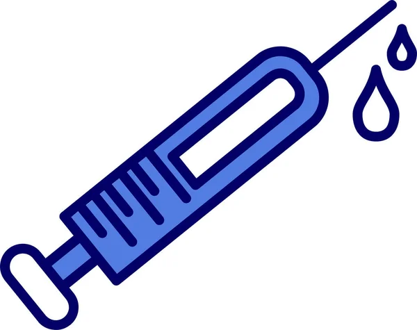 Vector Illustration Syringe Icon — Stock Vector