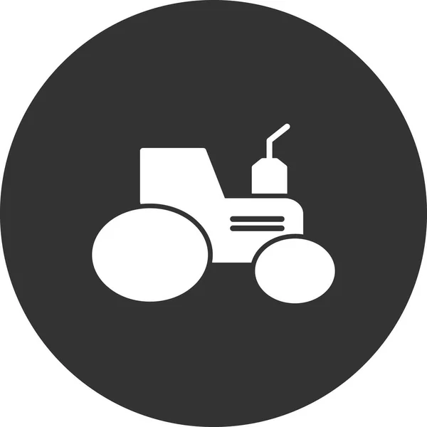 Icono Del Tractor Ilustración Del Vector — Archivo Imágenes Vectoriales