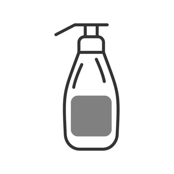 Bir Şişe Şampuan Vektör Illüstrasyonu — Stok Vektör