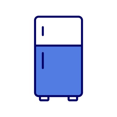 buzdolabı simgesi vektör illüstrasyonu