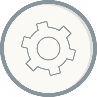 Çarklı. Web simgesi vektör illüstrasyonu ayarlanıyor