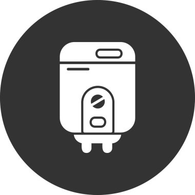 Su ısıtıcısının vektör illüstrasyonu