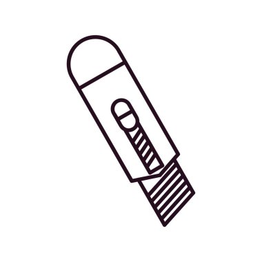 kesicinin basit grafik simgesi vektör çizimi