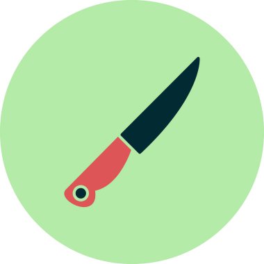 Bıçak. Web simgesi basit illüstrasyon 