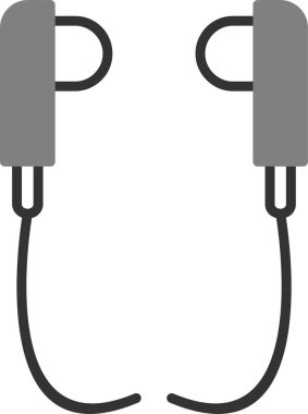 Eller serbest kulaklık vektör çizimi