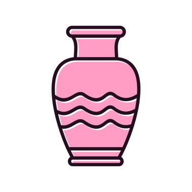 vazo simgesi vektör illüstrasyonu