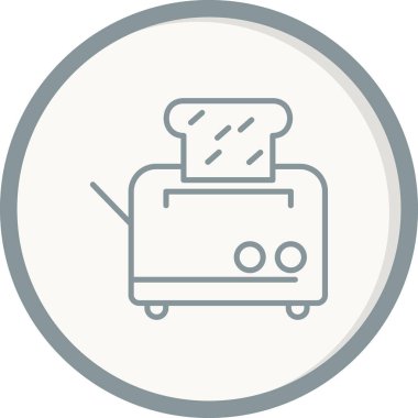 tost makinesi vektör illüstrasyonu