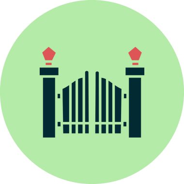 Kapı simge vektör çizim 