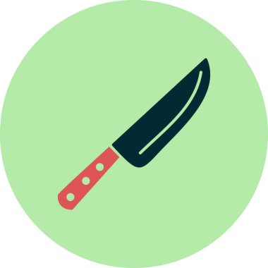 Bıçak. Web simgesi basit illüstrasyon 