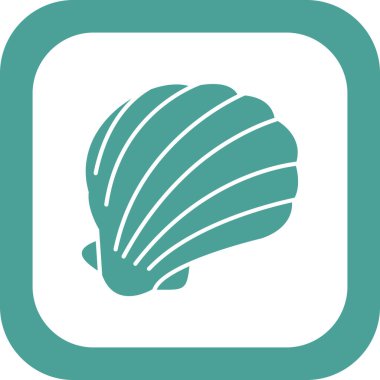 Kabuk simge vektör çizim