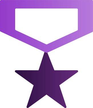 Rozet. Web simgesi basit illüstrasyon