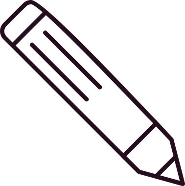 kalem simgesi vektör illüstrasyonu