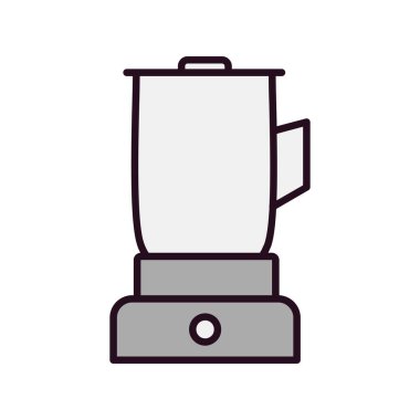 Karıştırıcı simgesi, vektör illüstrasyonu