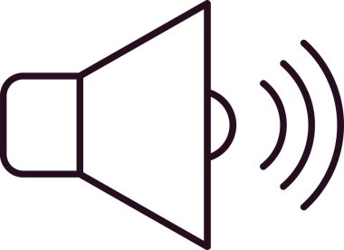 Sesin vektör illüstrasyonu 