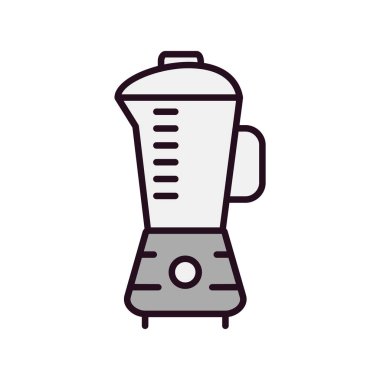 Karıştırıcı simgesi, vektör illüstrasyonu