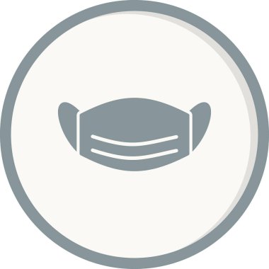 yüz maskesi vektör illüstrasyonu