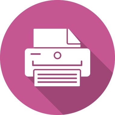 Yazıcı. Basit ağ simgesi