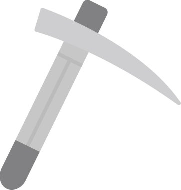 Kazma. Kazma. Web simgesi basit illüstrasyon