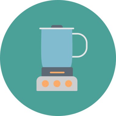 Karıştırıcı simgesi, vektör illüstrasyonu