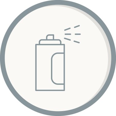 Sprey. Web simgesi basit tasarım 