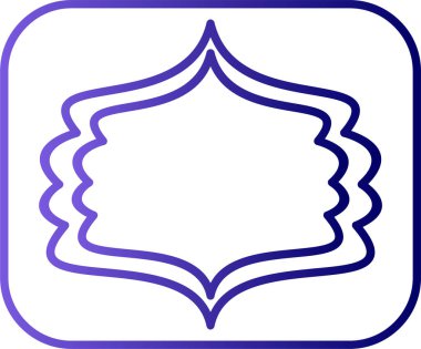 Arkaplanda çerçeve simgesi