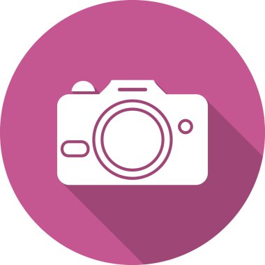 kamera simgesi vektör illüstrasyonu