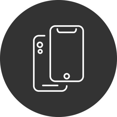 akıllı telefon simgesi, vektör illüstrasyon tasarımı