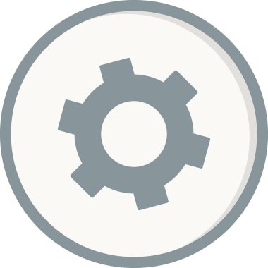 Çarklı. Web simgesi vektör illüstrasyonu ayarlanıyor