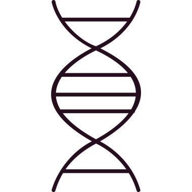 DNA simgesi vektör illüstrasyonu