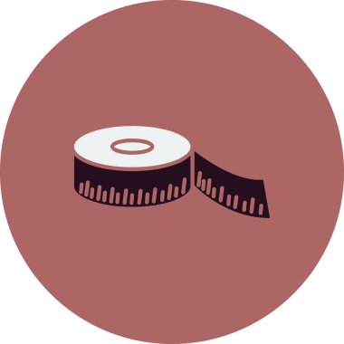 Teyp simgesi çizimi ölçülüyor