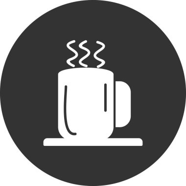 sıcak kahve fincanı, içecek, içecek, vektör illüstrasyonu