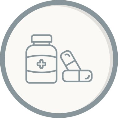 Tıp simgesi vektör illüstrasyonu