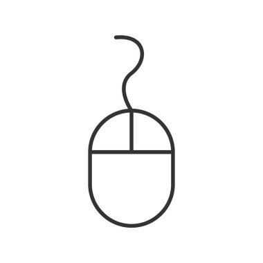 Fare simgesi, vektör illüstrasyonu 