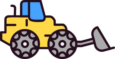 Yükleyici simgesi vektör illüstrasyonu