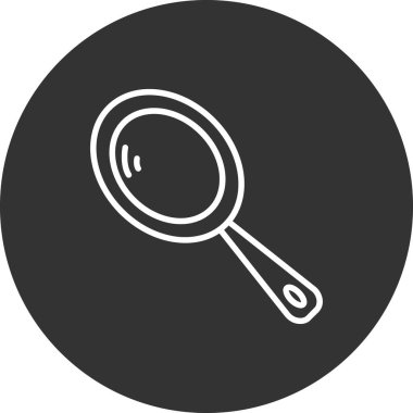 Web tasarımı için el aynası simgesi