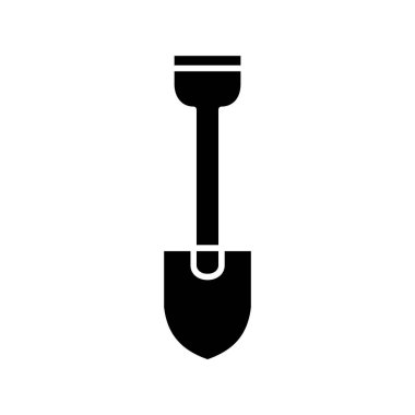 Kürek simgesi, vektör illüstrasyonu