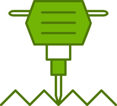 Balyoz. Web simgesi vektör illüstrasyonu