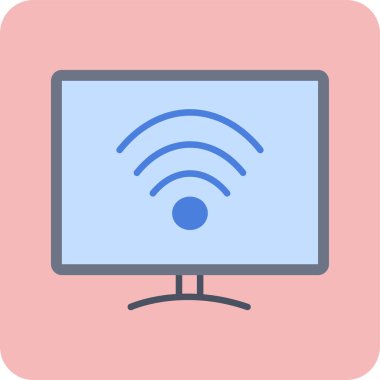 Akıllı televizyon. Web simgesi