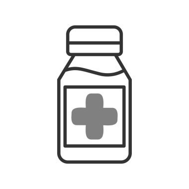 Şurup simgesi vektör illüstrasyonu