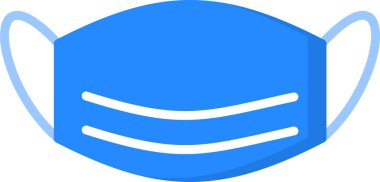 yüz maskesi vektör illüstrasyonu