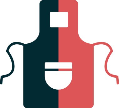 önlük simge vektör çizim