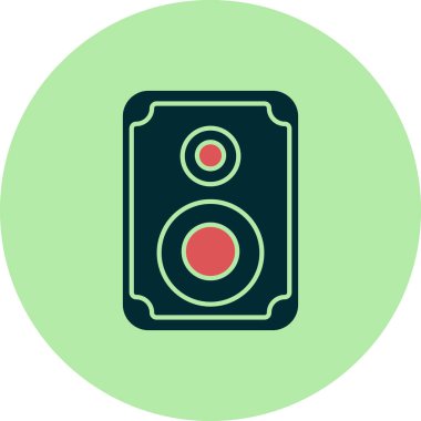 Woofer 'ın vektör illüstrasyonu