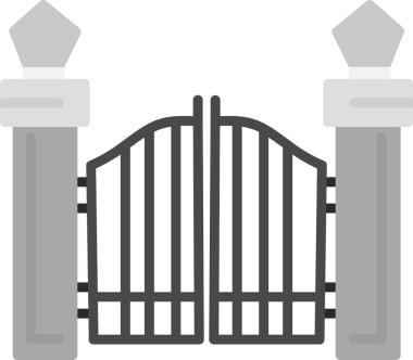 Kapı simge vektör çizim 