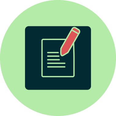 Simge oluşturulmasının vektör illüstrasyonu